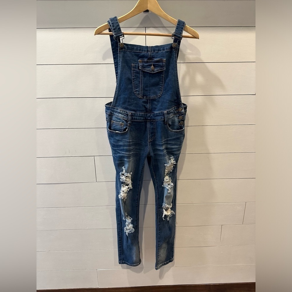 Machine Denim Overalls - size 31